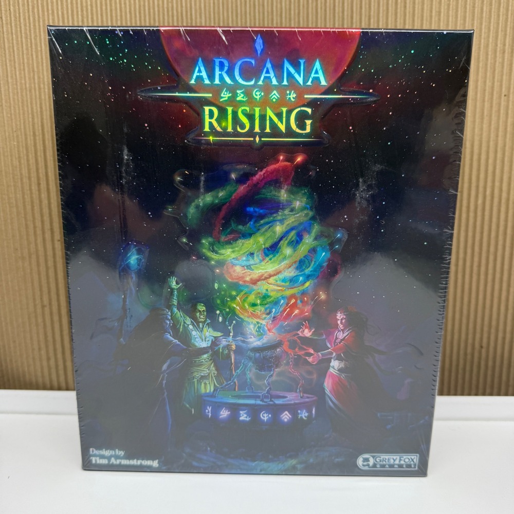 Arcana Rising Board Game Grey Fox Games Drafting Engine Building New Sealed